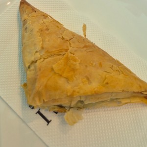 Empanada de espinaca y queso