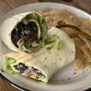 Wrap de pollo maduro