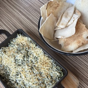 Dip de espinacas y alcachofas