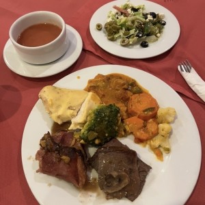 Cena buffet navideña 2025 