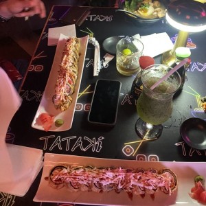 Ramen& Dragony tropial rolls