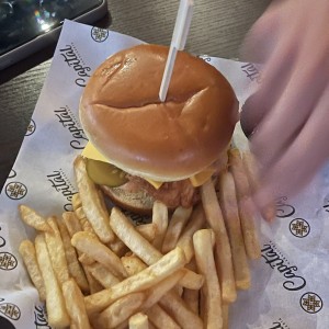 Hamburguesas - CLÁSICA DE POLLO