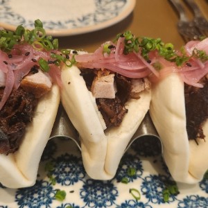 Baos de costilla estilo Hong Kong