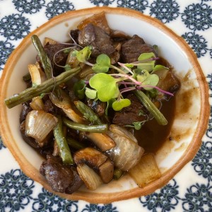 Lomo de Res frito al Wok