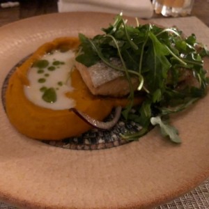 Salmon + Pure de Camote