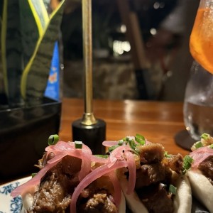 Baos de costilla estilo Hong Kong