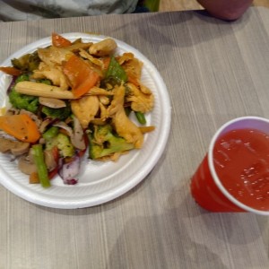 Pollo con vegetales