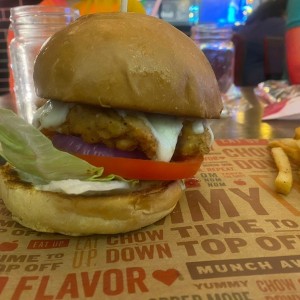 Buffalo chicken burguer