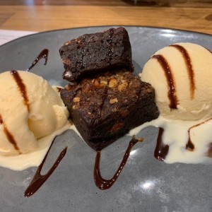 Fudge Brownie Sundae