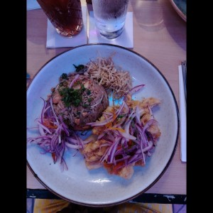  Chaufa de mariscos y jalea