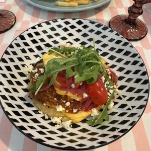 Changa con ropa vieja