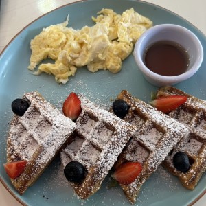 Wafle de Avena y Guineo