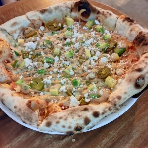 pizza chicken taco