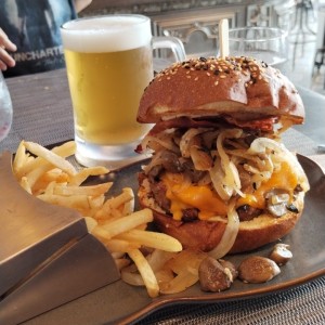 All American hamburger