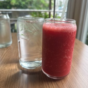 Licuado de fresa