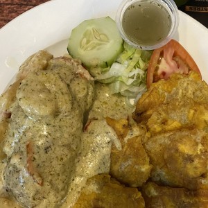 Pescado relleno