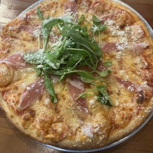 Pizza de jamon serrano