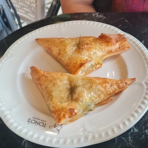 empanada con espinacas