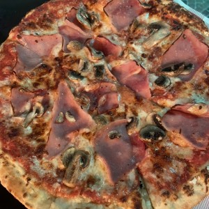 Jamón con Hongos
