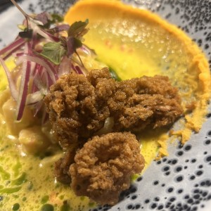 Ceviche con leche tigre