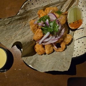 entrada de mariscos