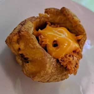 Patacones de pollo