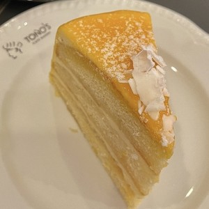 Slide de cheesecake de Maracuya cake