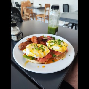 Salmon Egg Benedict