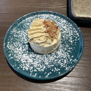 Cheesecake de matcha
