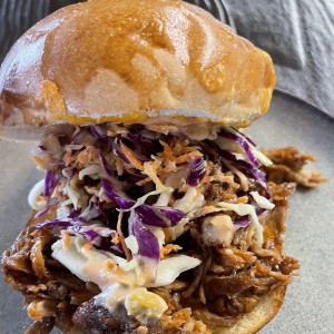 Pulled pork sandwich