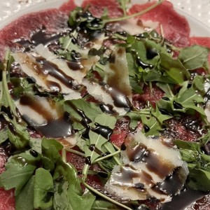 Carpaccio de roast beef