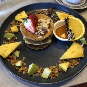 Pancakes de zanahoria