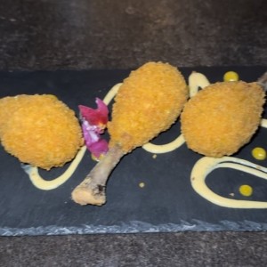 Muslos de arroz con pollo