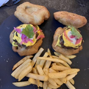 Hamburguesas de hojaldre 