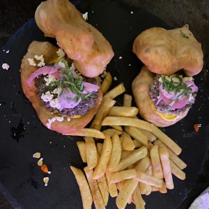 Hamburguesa de hojaldre
