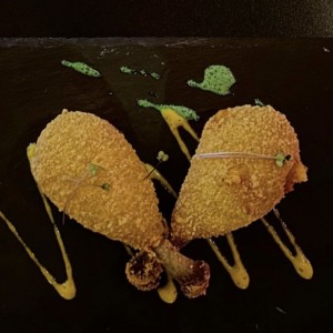 Muslos de arroz con pollo