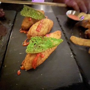 Carimanolas de pulpo