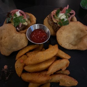 Hamburguesa de hojaldre