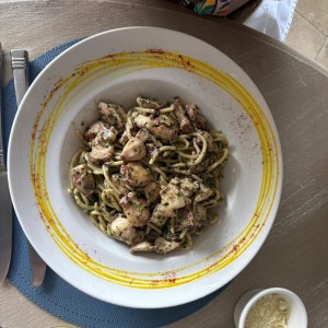 Pulpo a la Pesto