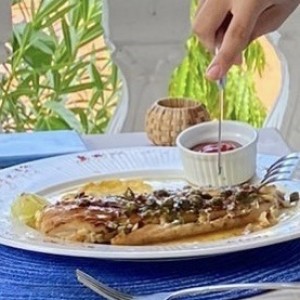 Filete de pescado a la plancha