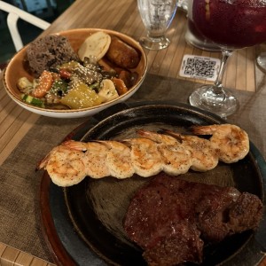 MARISCOS - BROCHETA DE LANGOSTINOS