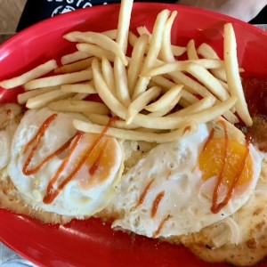 Milanesa a Caballo