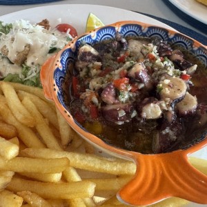 Pulpo al Ajillo