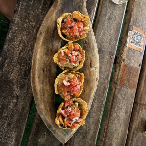 Patacon Rellenos de pulpo