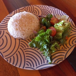 Sides - Arroz con Coco y ensalada