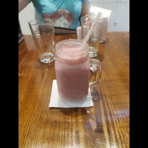 Batido de fresa