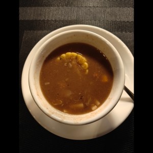 sopa de frijoles