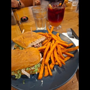 sándwich de pollo