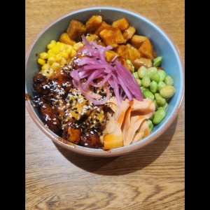 Bowls de pollo teriyaki