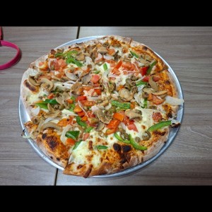 pizza de vegetales